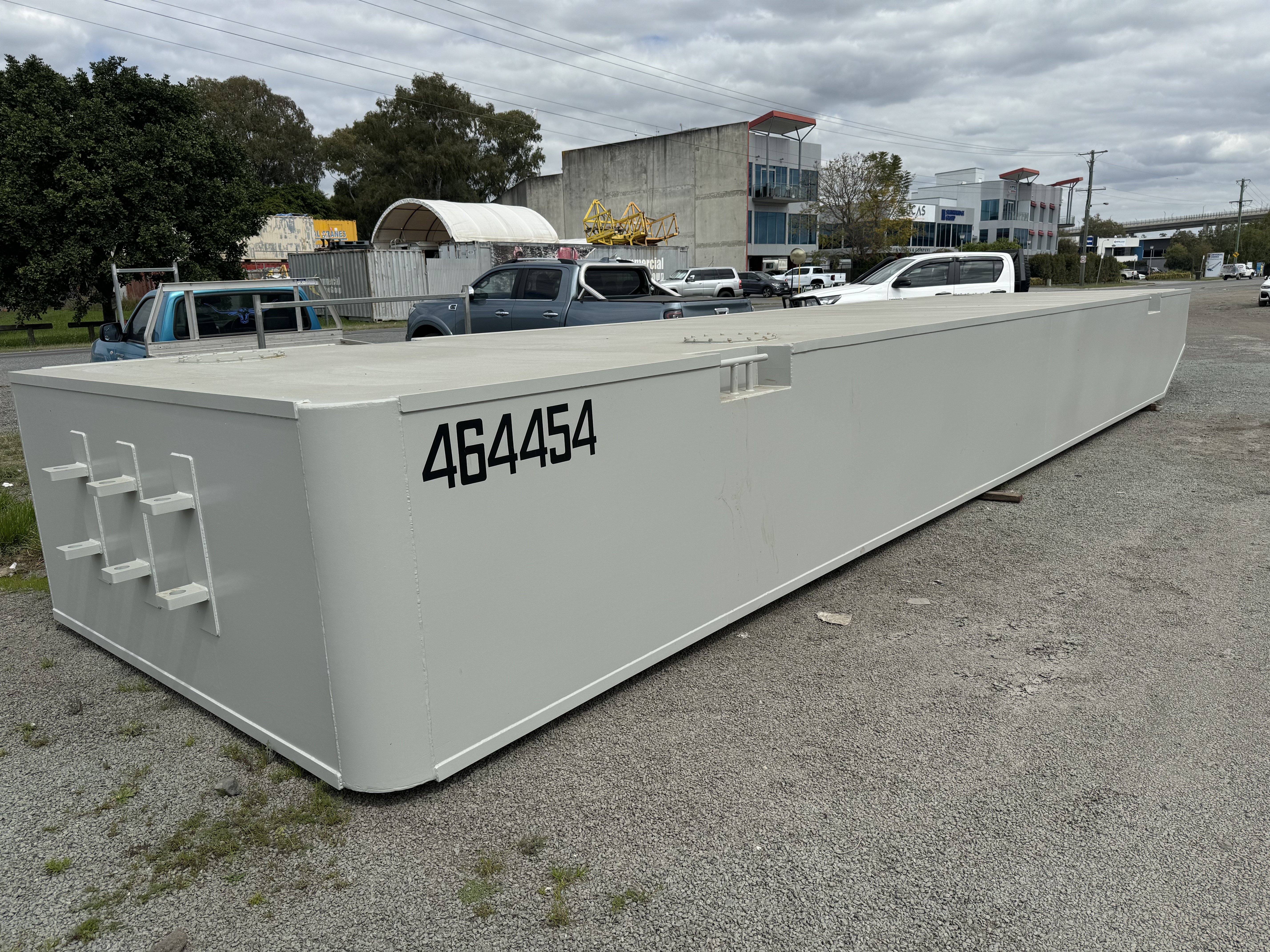 2 x New 12m Steel Truckable Barges