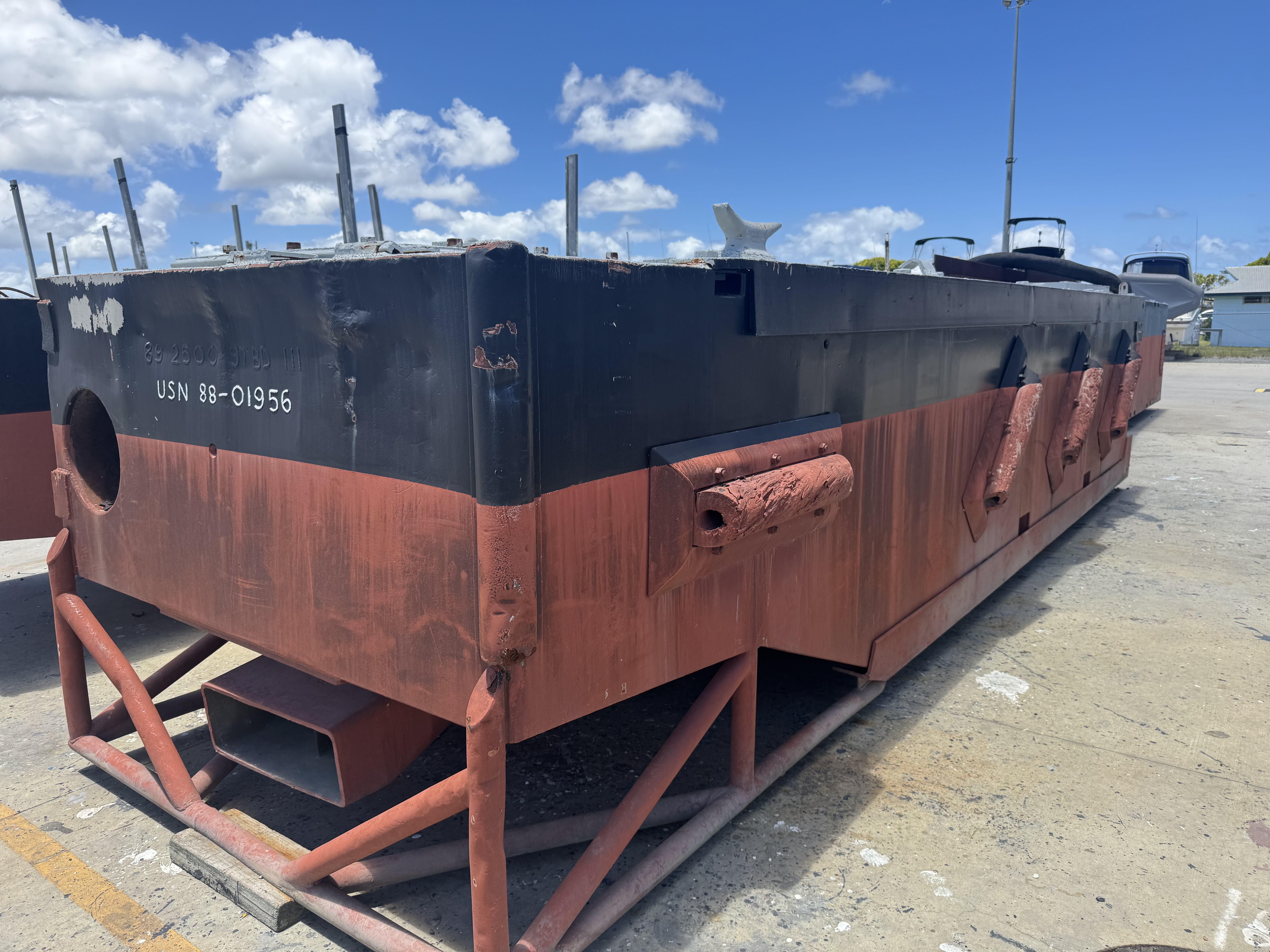 3 Section Steel Barge